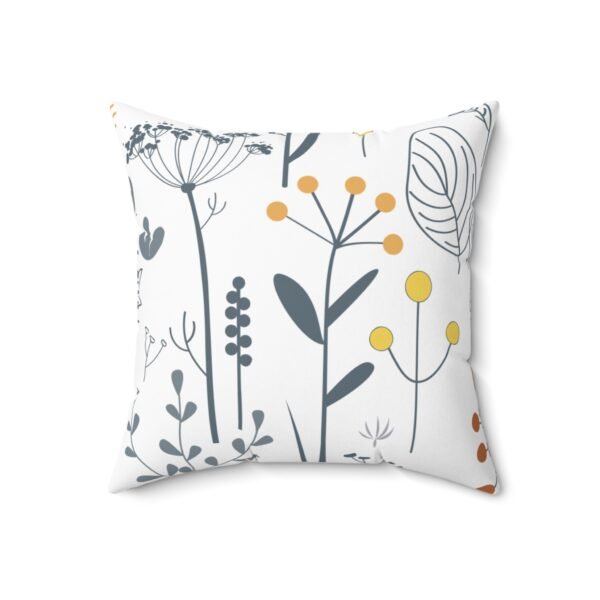 Floral Print Square Pillow | Cozy Decorative Cushion for Home Decor